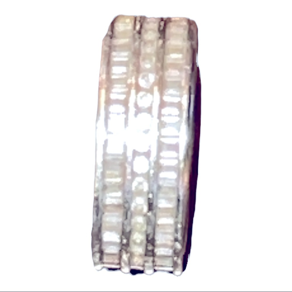 Crystal and Silver Ring
